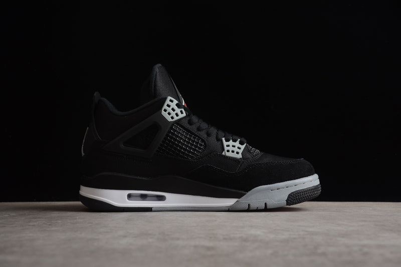 Air Jordan 4 Retro "Black Canvas"